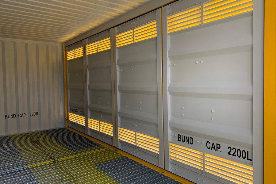 20 fuß high cube iso lagercontainer für chemikalien