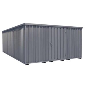 XXL-Reifenlagerbehälter H 2445 x B 4100 x T 6300 mm Einflügelige Tür an der Vorderseite
