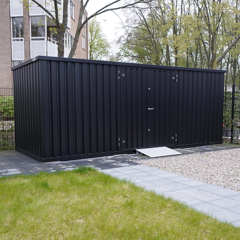 Lagercontainer 5 x 2 Meter – mit Doppeltür an der Längsseite-Neu – Bild 5
