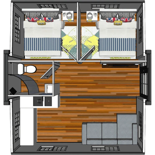 Mobiler Wohncontainer / Luxus-Tiny-House 20 Fuß-Neu – Bild 10