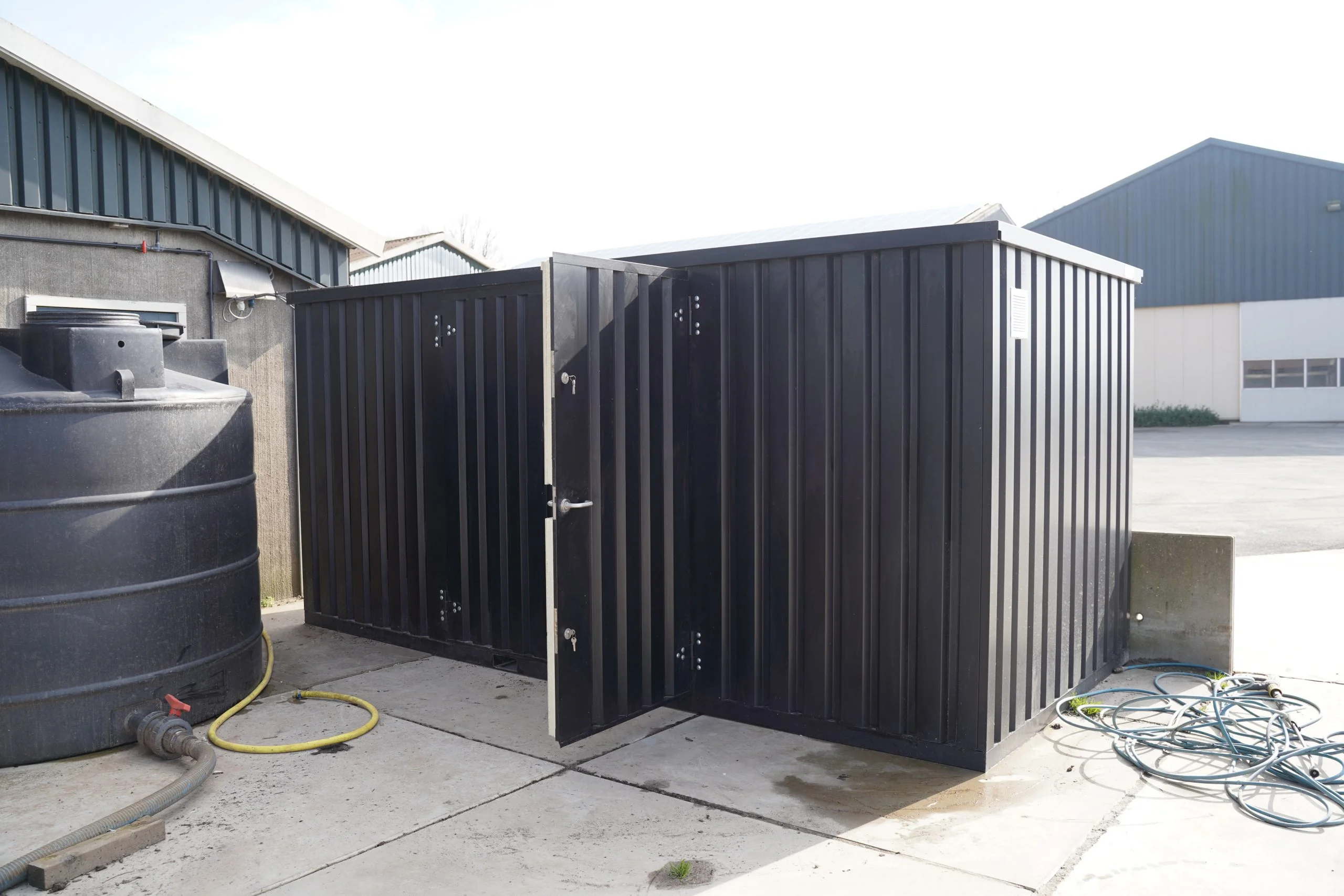 Lagercontainer 5 x 2 Meter – mit Doppeltür an der Längsseite-Neu – Bild 3