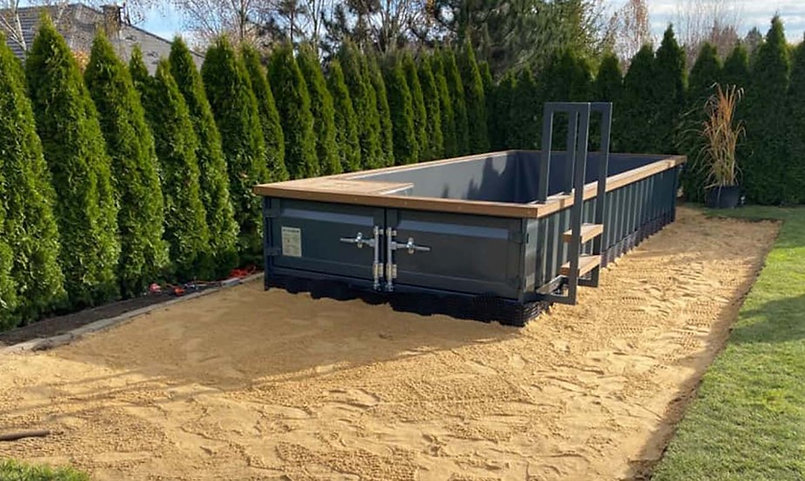 Containerschwimmbecken 6,2m x 2,5m gebrauchsfertig, Komfortpaket-Neu – Bild 4