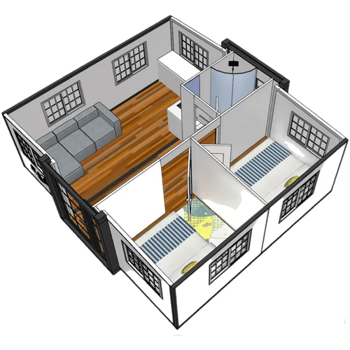 Mobiler Wohncontainer / Luxus-Tiny-House 20 Fuß-Neu – Bild 14