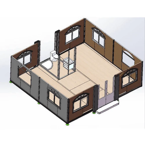 Mobiler Wohncontainer / Luxus-Tiny-House 20 Fuß-Neu – Bild 7