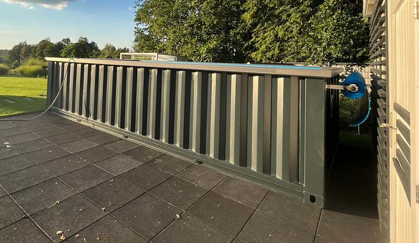Containerschwimmbecken 6,2m x 2,5m gebrauchsfertig, Komfortpaket-Neu – Bild 3
