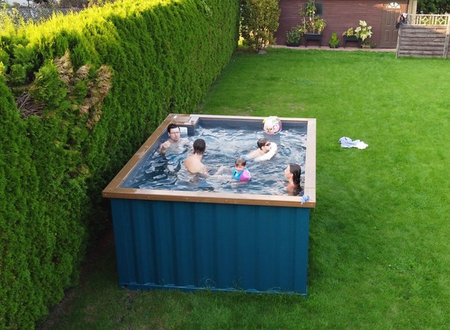 Container-Spa-Pool 3,0 x 2,5 m mit Whirlpool, Komfortpaket-Neu – Bild 3