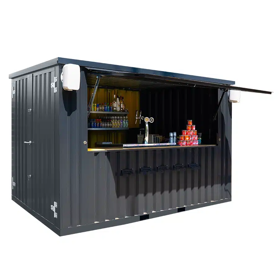 Containerstange XL 4 x 2 Anthrazit RAL 7016-Neu