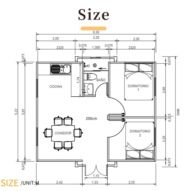 Tiny House 37m² mit großer überdachter Terrasse, 5 Jahre Garantie-Neu – Bild 2