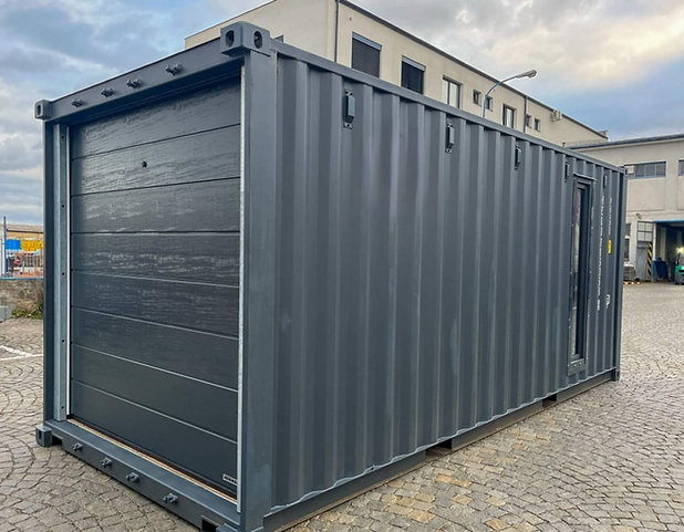 20-Fuß-Transportcontainer mit Garagen-Sektionaltoren-Neu – Bild 11