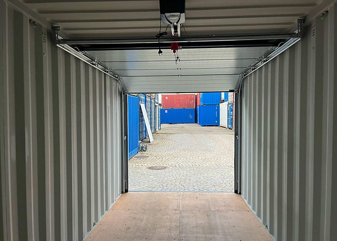 20-Fuß-Transportcontainer mit Garagen-Sektionaltoren-Neu – Bild 6