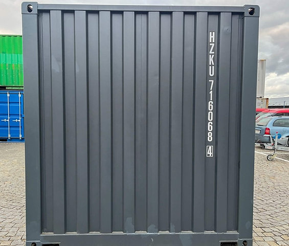 20-Fuß-Transportcontainer mit Garagen-Sektionaltoren-Neu – Bild 2