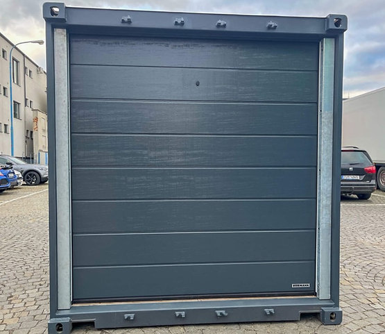 20-Fuß-Transportcontainer mit Garagen-Sektionaltoren-Neu – Bild 10
